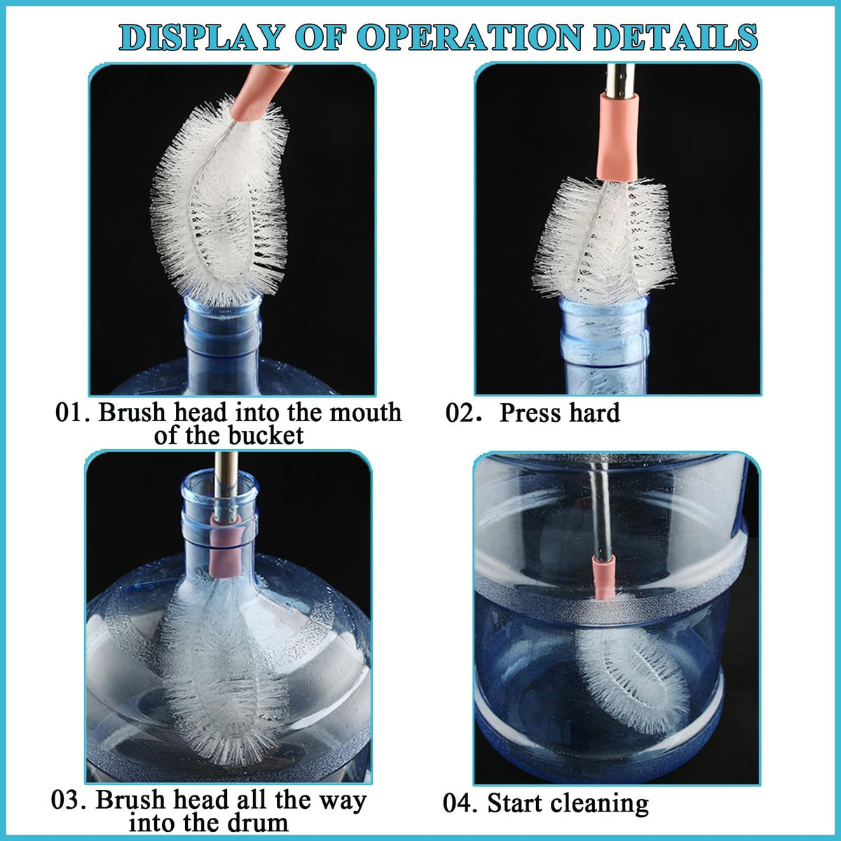 Stainless Steel Water Bottle Cleaning Brush