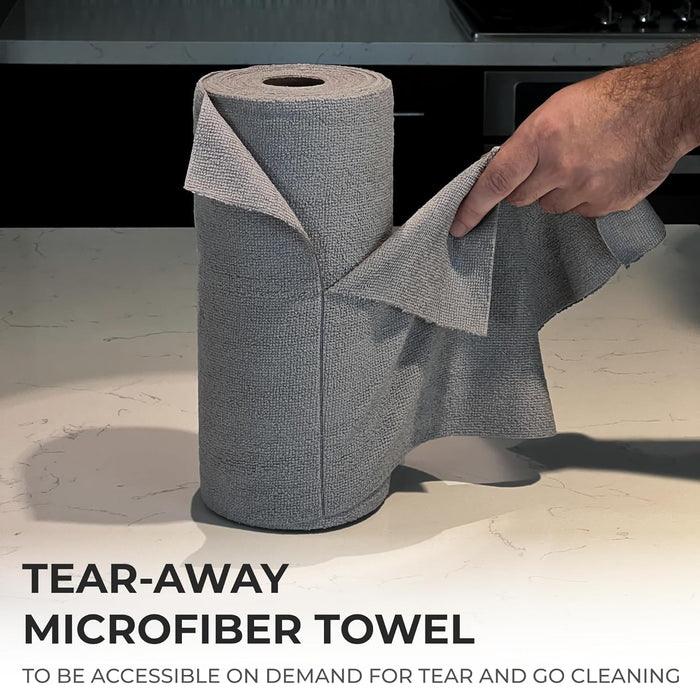 Reusable Microfiber Kitchen Towel Roll (20 Sheets)