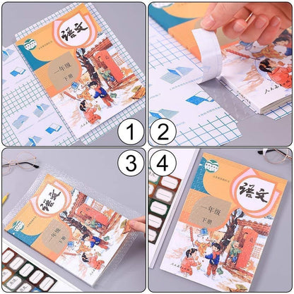 Self-Stick Transparent Book Wrapper – Dust-proof & Easy to Apply