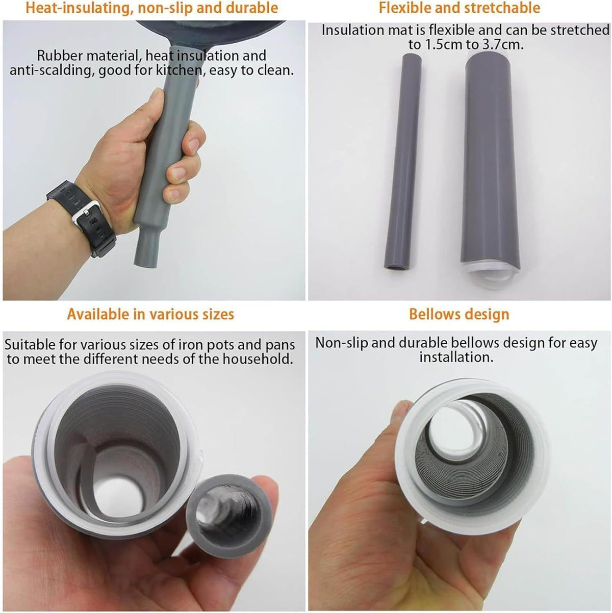 Heat Resistant Silicone Pan Handle Cover