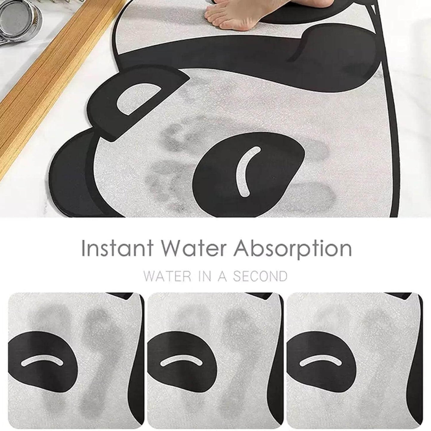 Anti Skid Panda Bath Mat