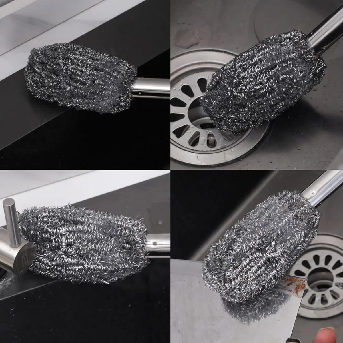 Long Handle Scrubber Brush for Kitchen Cleaning