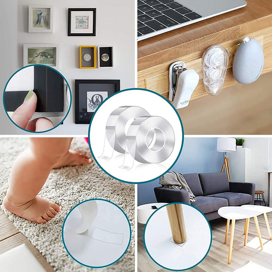 Reusable Nano Gel Double-Sided Tape