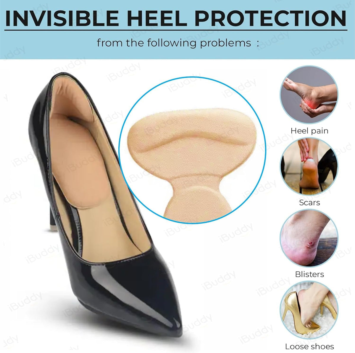Soft Heel Cushion Pads for Shoes