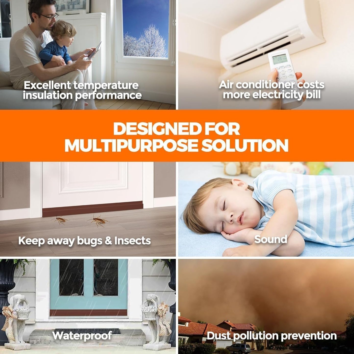 Silicone Door Bottom Seal Strip