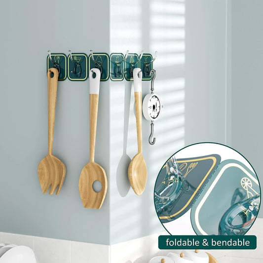 StickStrong 6-in-1 Heavy Duty Adhesive Wall Hooks