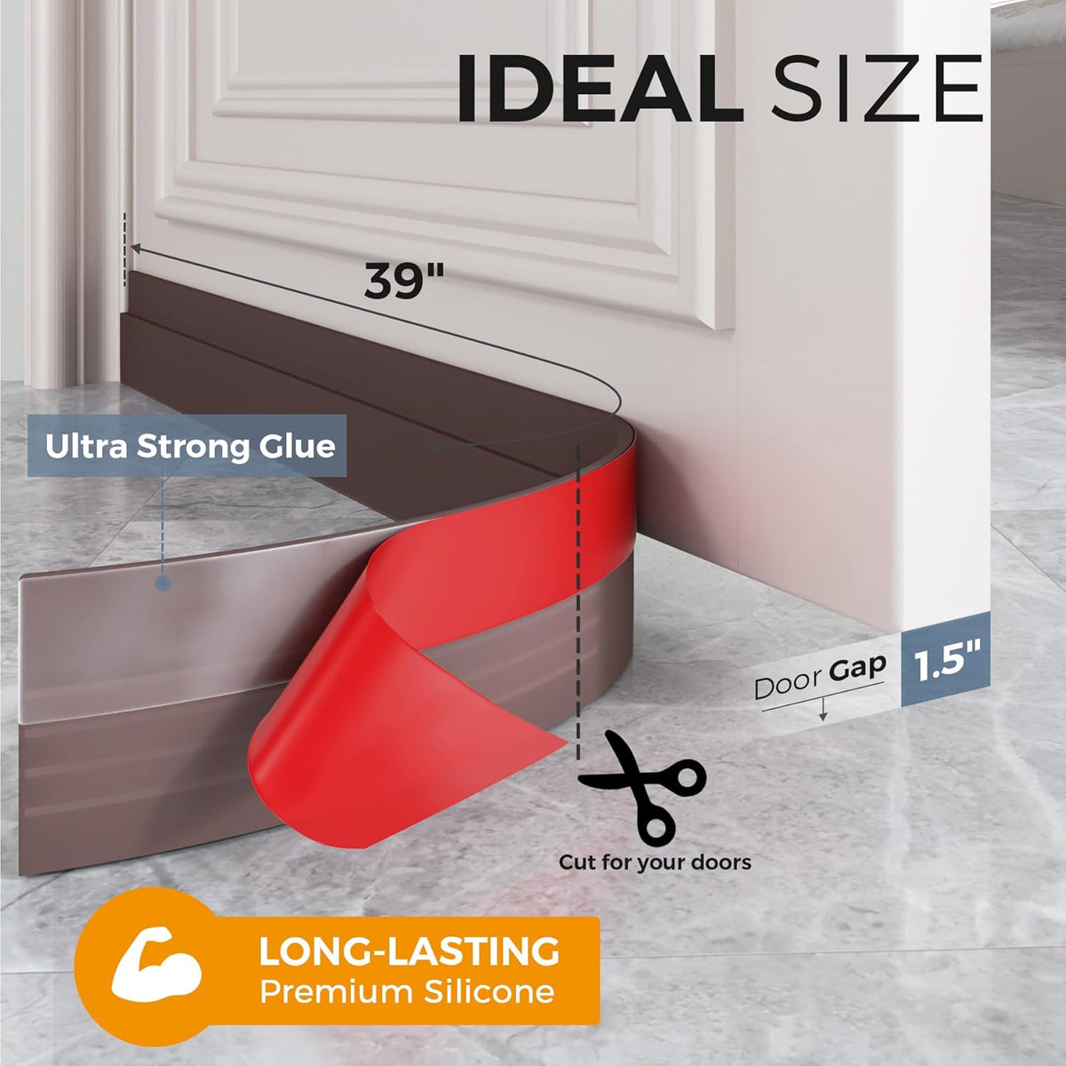 Silicone Door Bottom Seal Strip