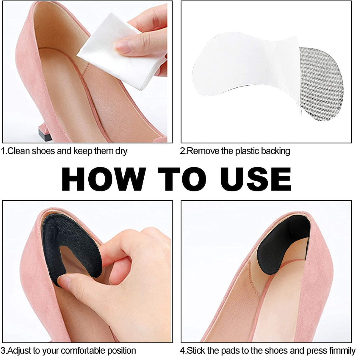 Soft Heel Cushion Pads for Shoes