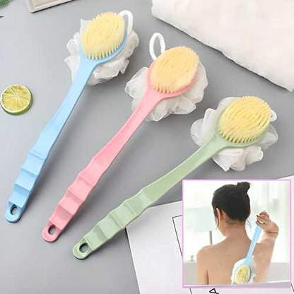 Body Bath Brush with Loofah | Long Handle | Deep Cleaning
