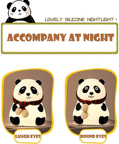 Cute Panda Silicone Night Lamp