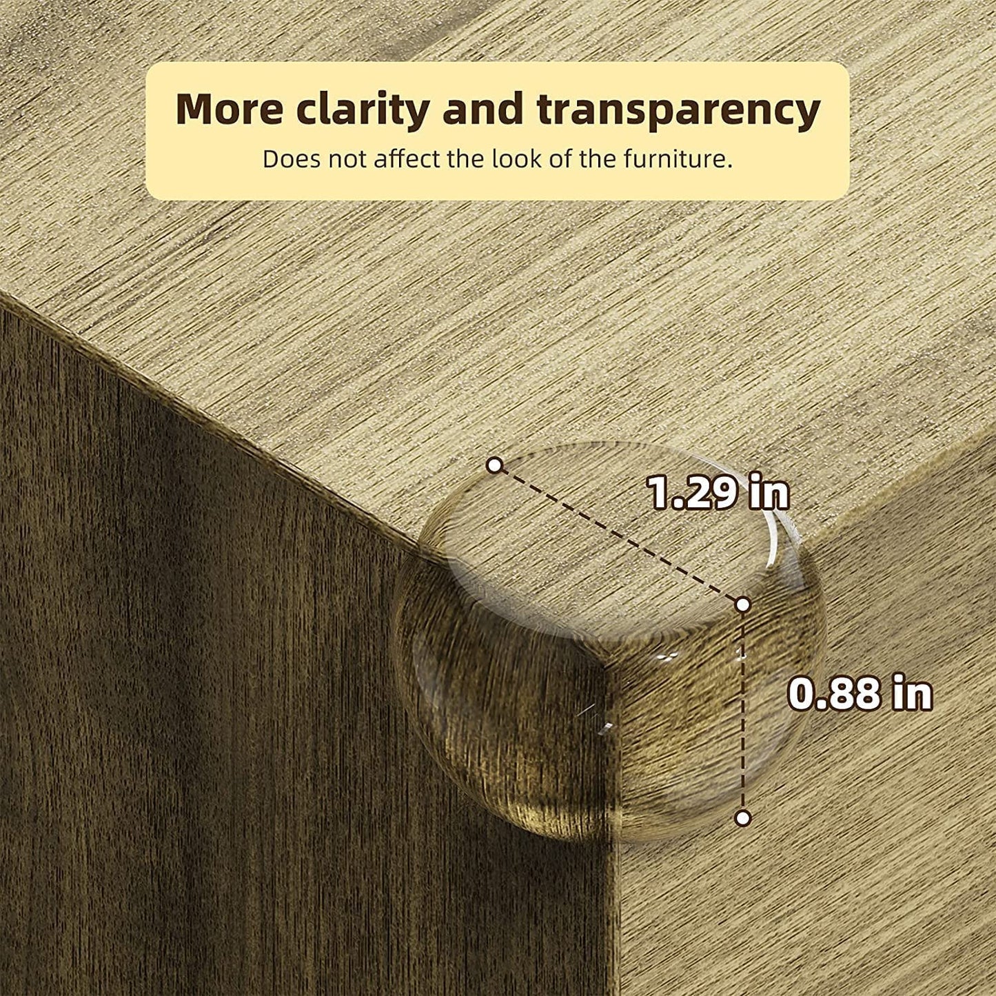 Transparent Baby Proofing Corner Protectors