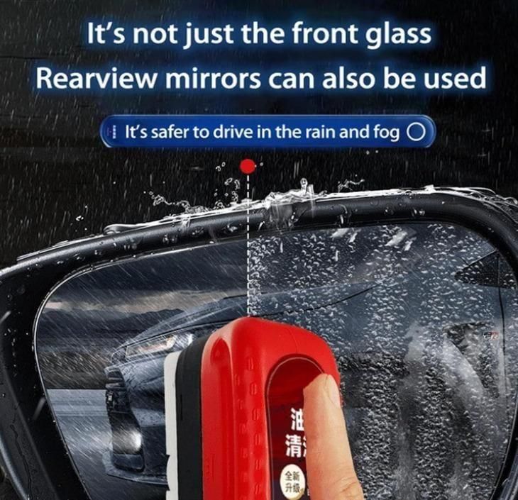 Oil Film Cleaning Brush for Car Mirrors & Windshields