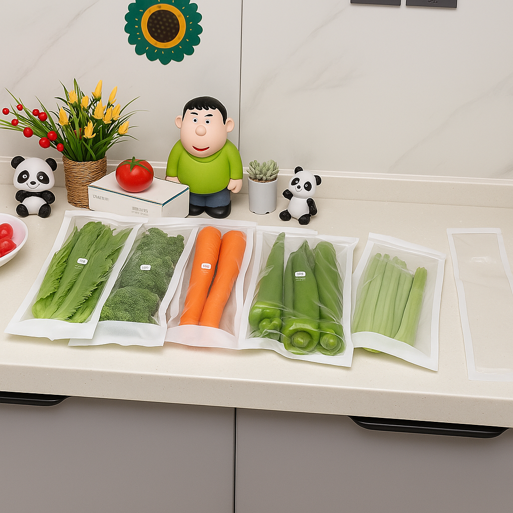Vegetable Storage Bag - Fresh-keep Zip Pouches