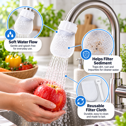 Universal Reusable Faucet Mesh Filter Bag