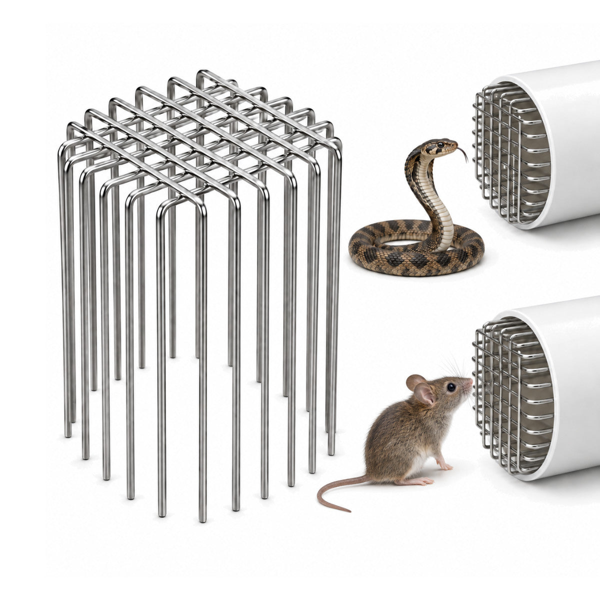 Casa De Amor stainless steel anti-rat drain guard