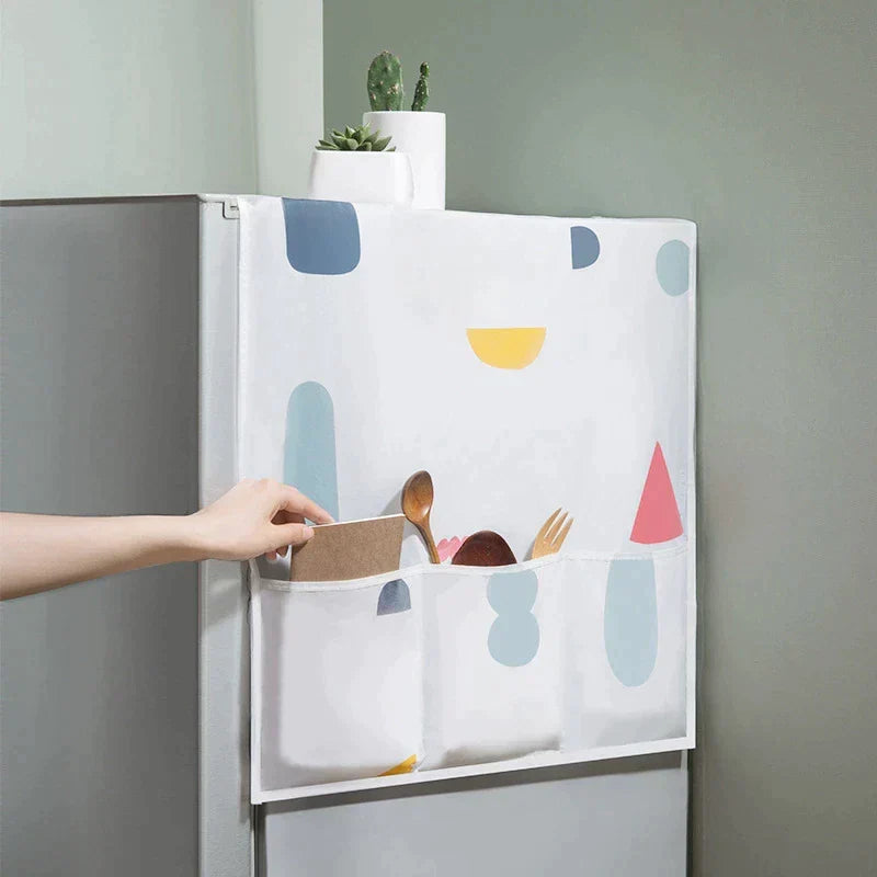 Waterproof Double Door Fridge Top Cover