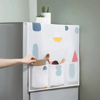 Waterproof Double Door Fridge Top Cover