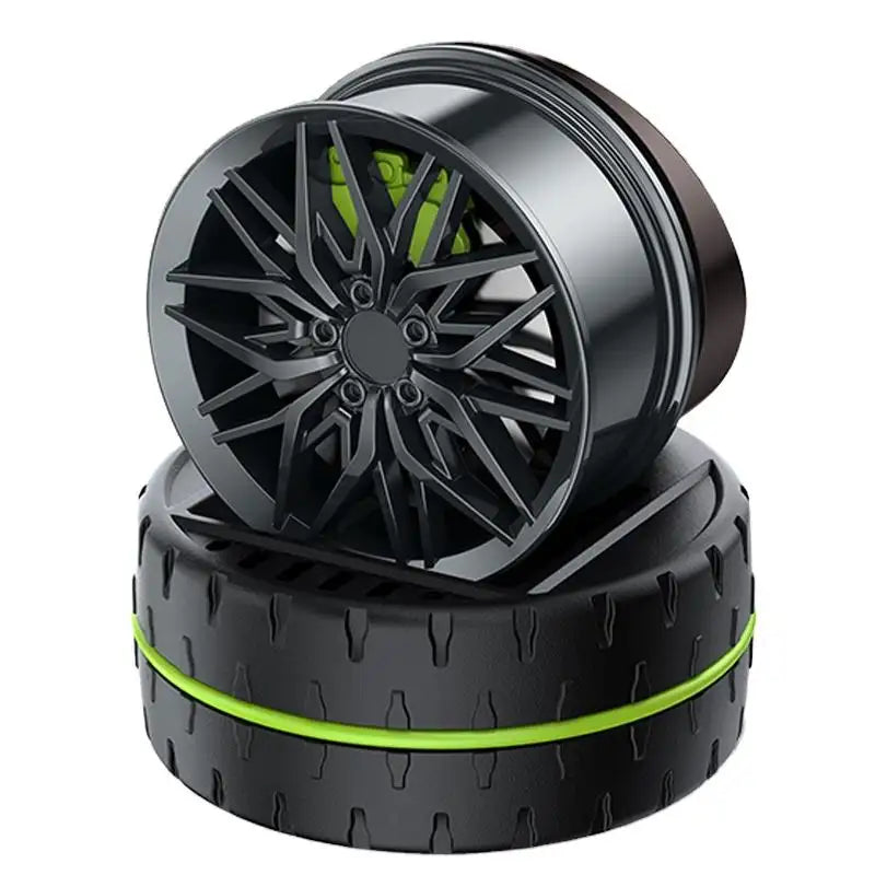 Luxury Alloy Wheel Car Freshener for Dashboard