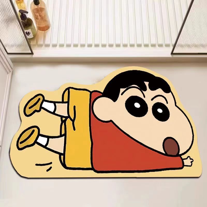 Cute ShinChan Cartoon Bath Mat (Assorted Prints)