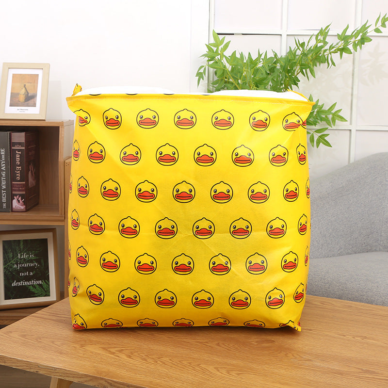 Extra Large 140L Laundry Storage Basket with Drawstring Cover