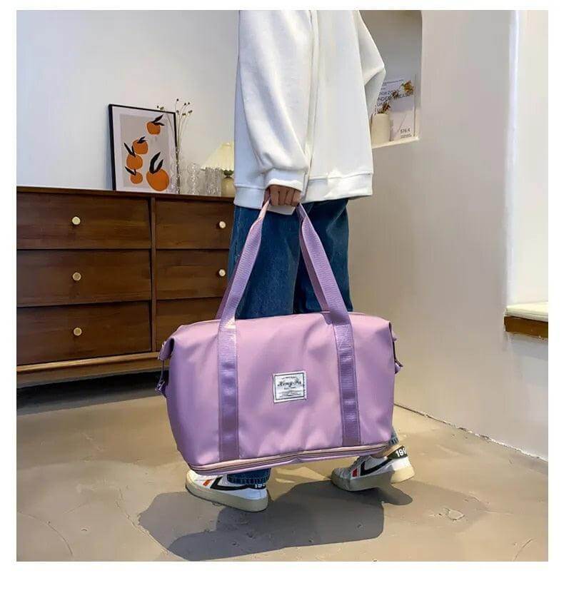 Expandable Foldable Travel Duffel Bag