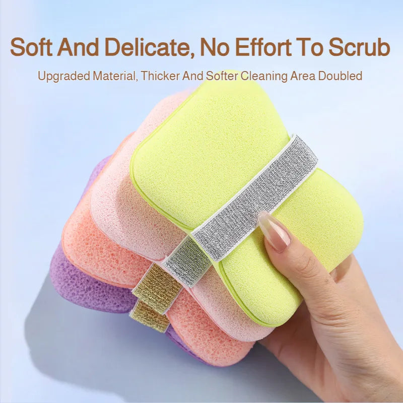 Soft Foaming Bath Sponge with Soap Pocket