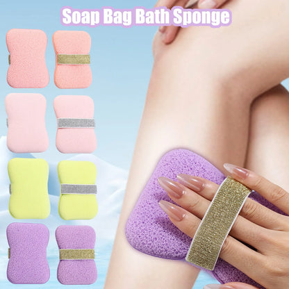 Soft Foaming Bath Sponge with Soap Pocket
