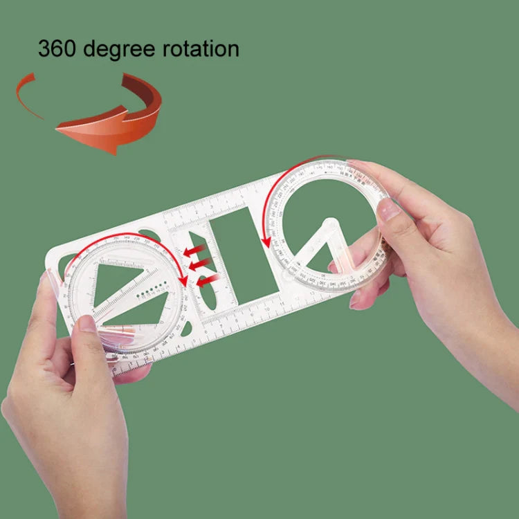 Multifunctional Geometry Ruler – Ideal for Math & Craftwork – Home ...