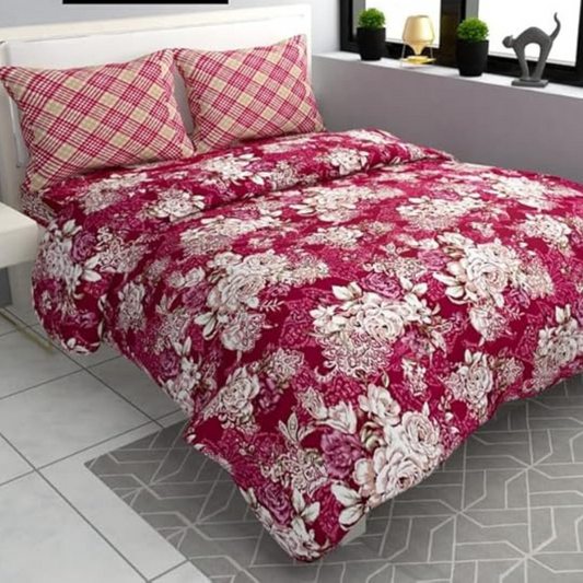 Super King Size Flat Cotton Bedsheets for Double Bed