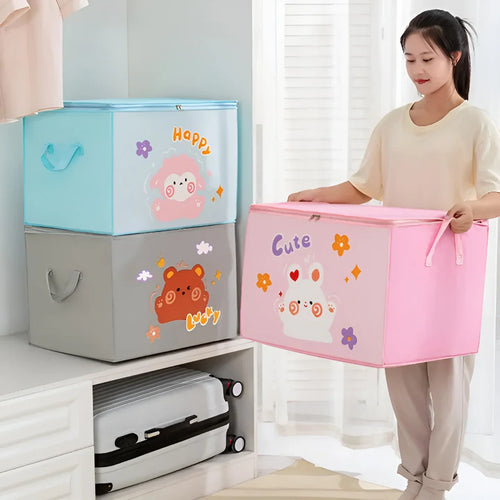 CuteFold™ Large Capacity Clothes Quilt Storage Bag