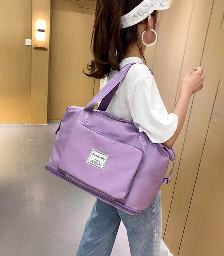 Expandable Foldable Travel Duffel Bag