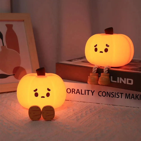 Cute Pumpkin Night Light