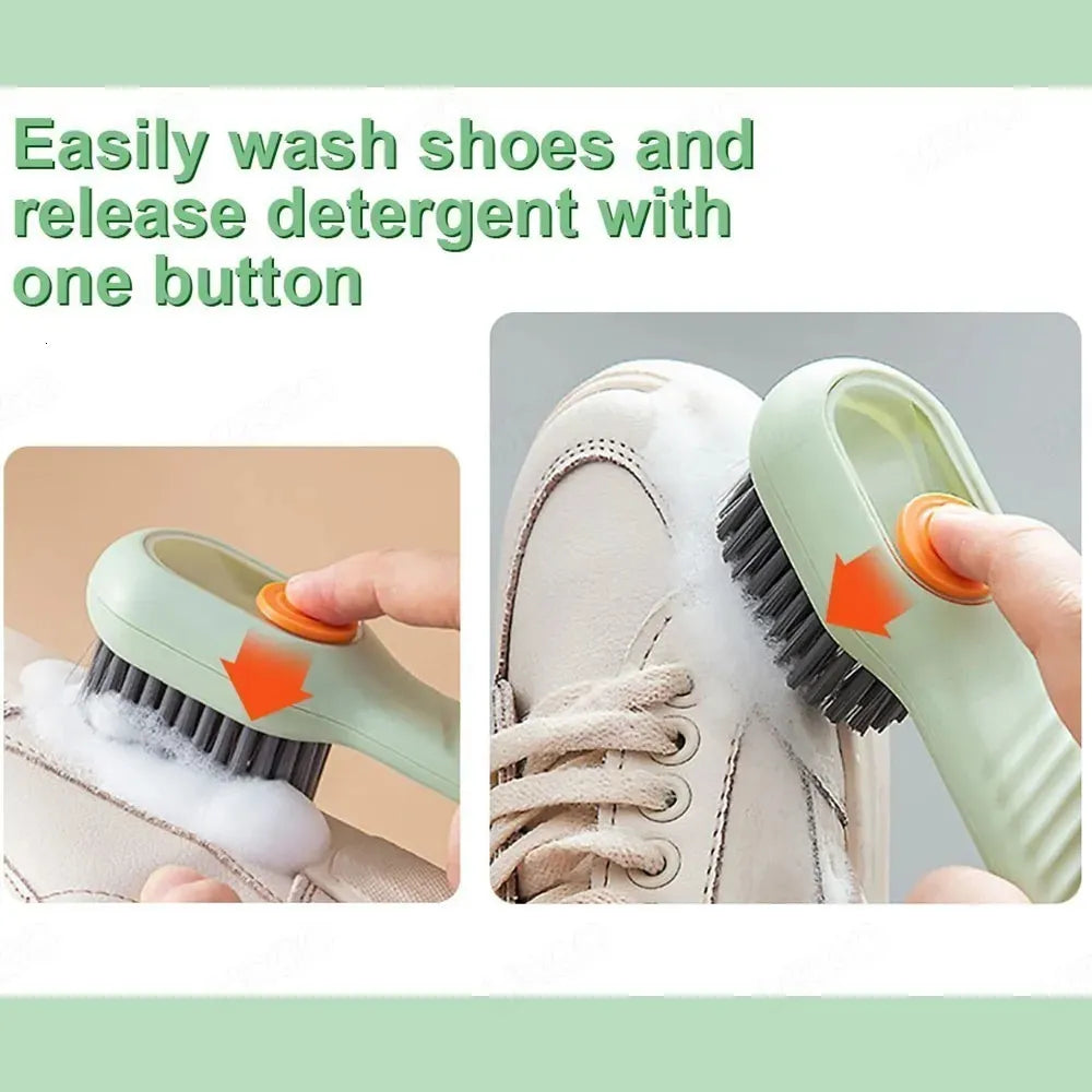 BubbleBrush™ Multipurpose Soap Dispensing Cleaning Brush