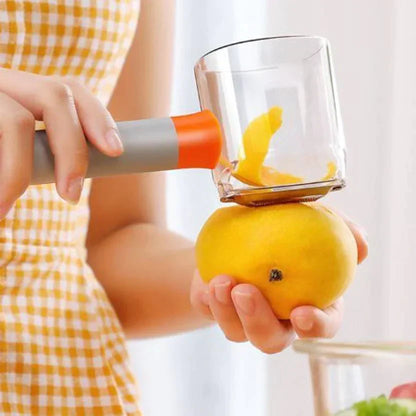 Fruit & Vegetable Peeler with Peel Storage Container