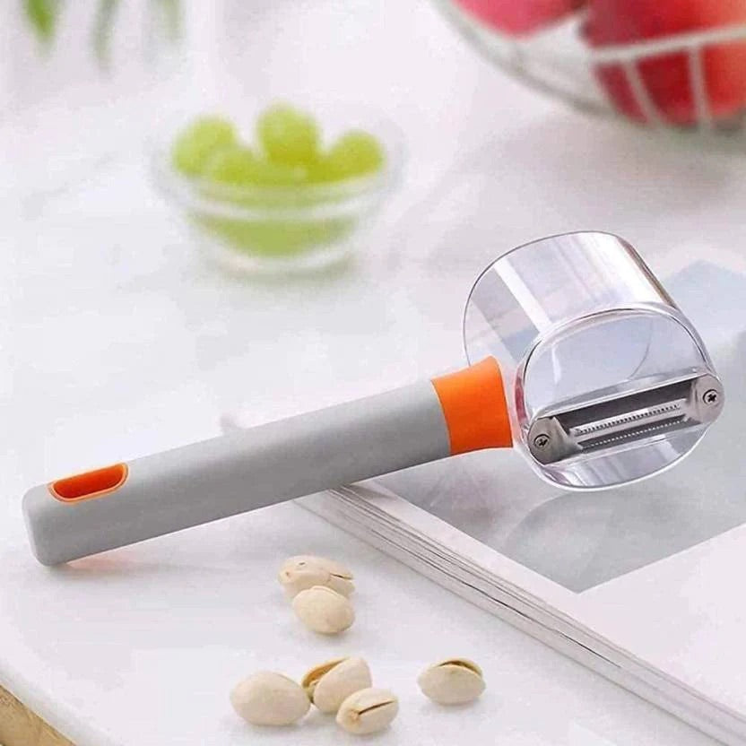 Fruit & Vegetable Peeler with Peel Storage Container