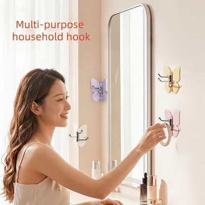 Rotatable Butterfly Wall Hooks