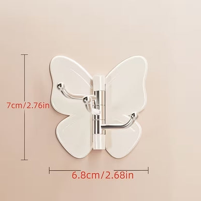 Rotatable Butterfly Wall Hooks