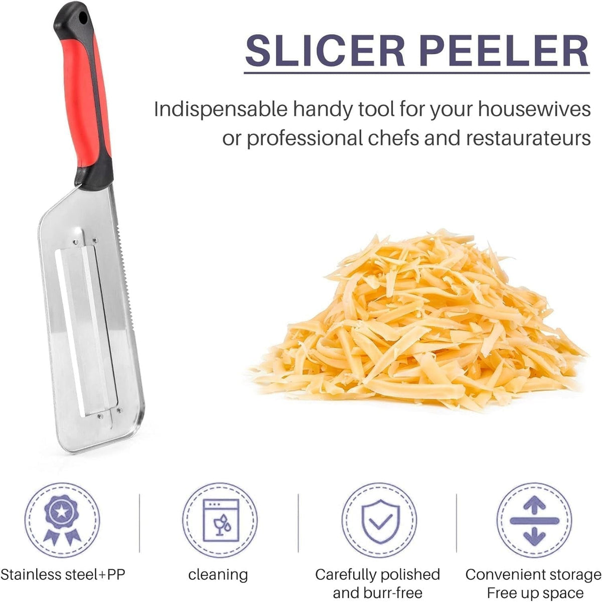 Stainless Steel 2-In-1 Blade Vegetable Shredder