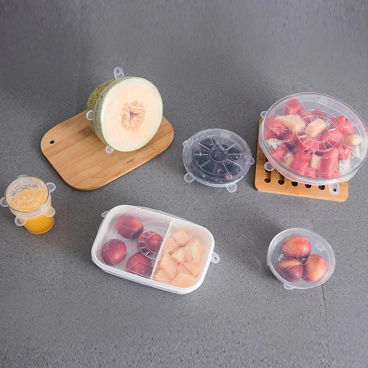 Multipurpose Silicone Lid - Reusable & Microwave Safe