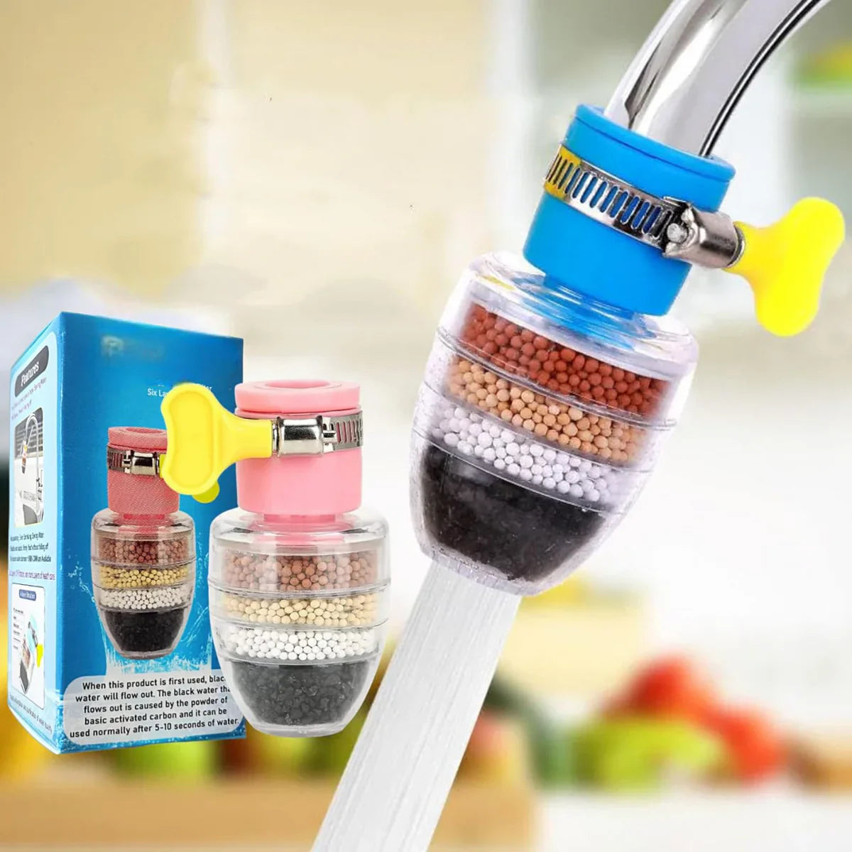 Activated Carbon Faucet Water Filter – Clean & Purify Your Tap Water